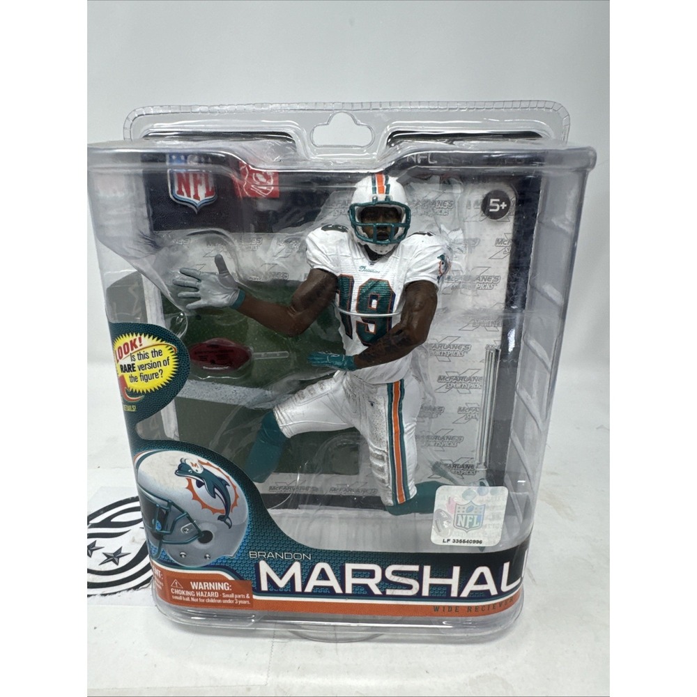 SEALED NFL McFarlane Toys Brandon Marshall #19 Miami Dolphins Action Figure 2011